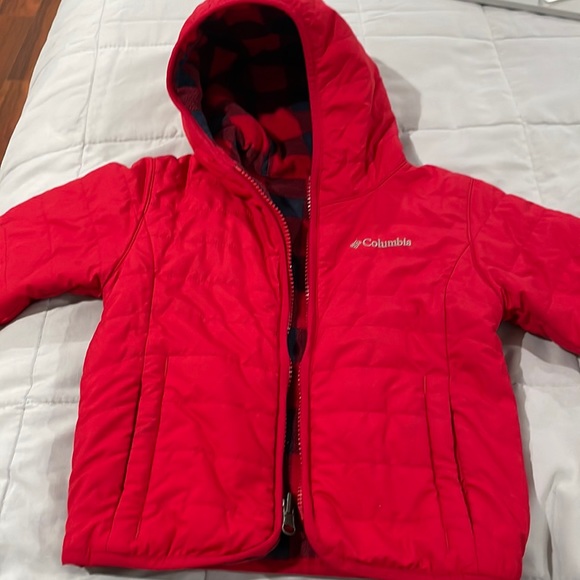 Columbia Other - Columbia Boys Winter Jacket- 3T- ‘Double Trouble Hooded Jacket’ Fleece Lined